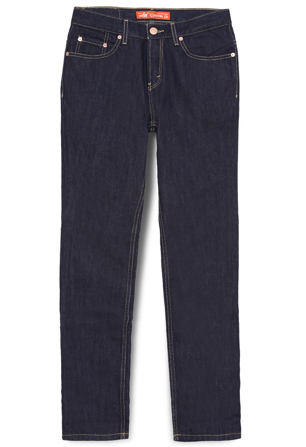 603.17.01.90.. LEA Jeans Orginal Slim Dark Indigo Garment Wash 12.75oz 