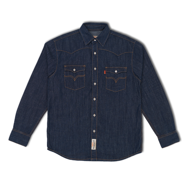 201 - Lea Western Shirt Long Sleeve Indigo