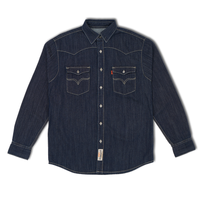 201 - Lea Western Shirt Long Sleeve Indigo