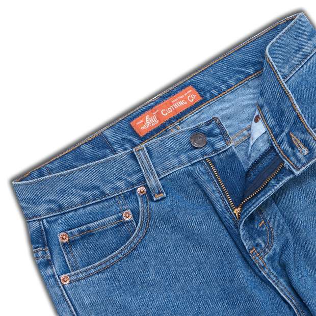 603 - Slim Fit BASIC Series Light Indigo 12,75 Oz