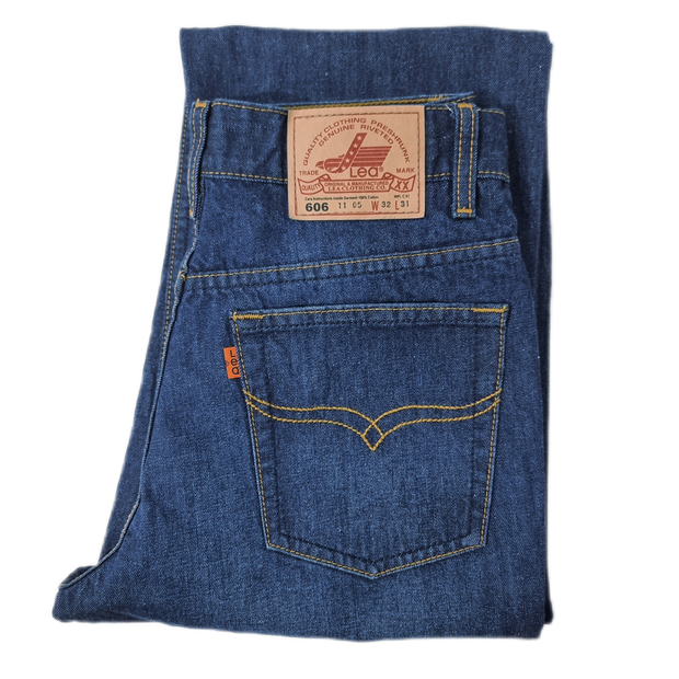 606 - LEA Basic Orange Label Dark Indigo Regular fit