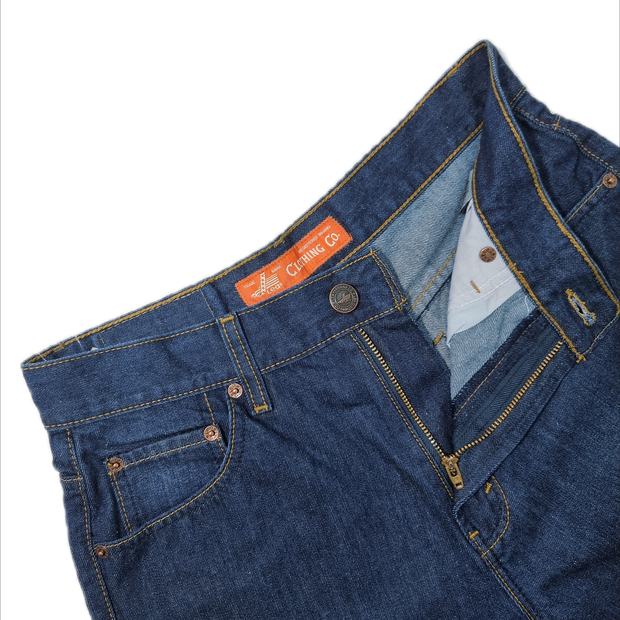 606 - LEA Basic Orange Label Dark Indigo Regular fit