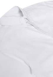 201 - Lea Basic White Shirt Single Pocket Short Sleeve